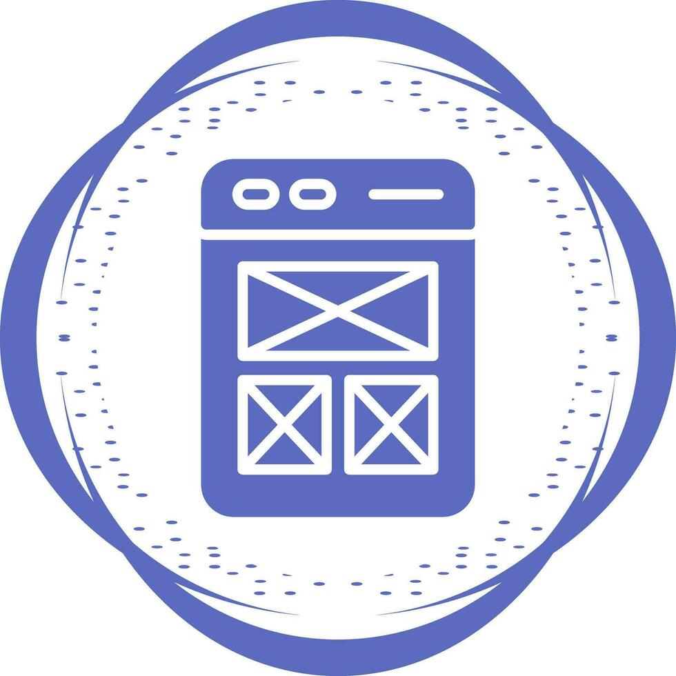 Wireframing Vector Icon