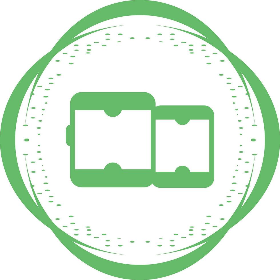 Tablet with smartphone Vector Icon