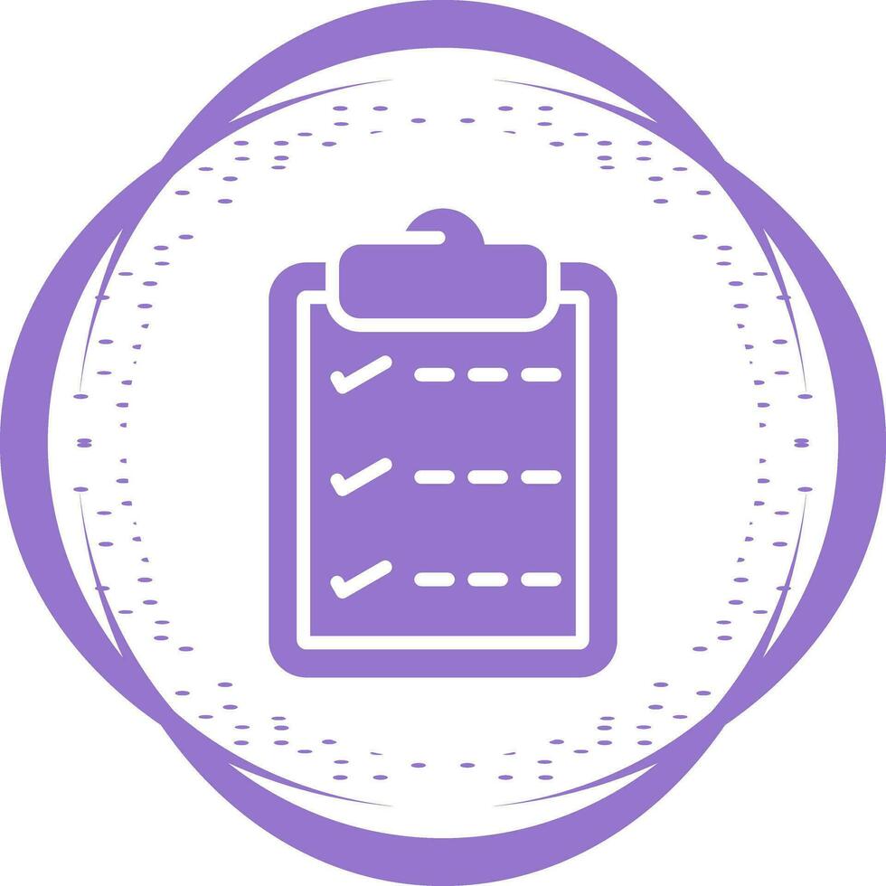 Task list with checkmarks Vector Icon