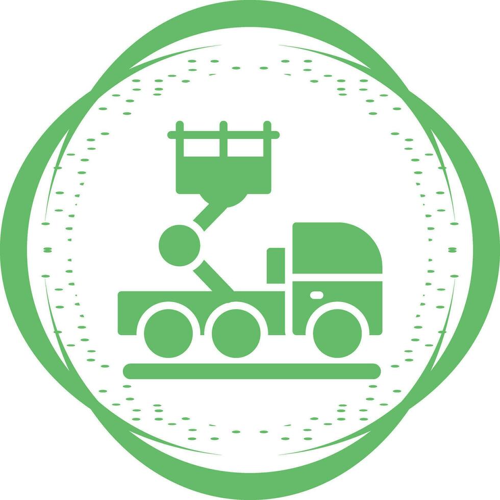 Ladder Truck Vector Icon