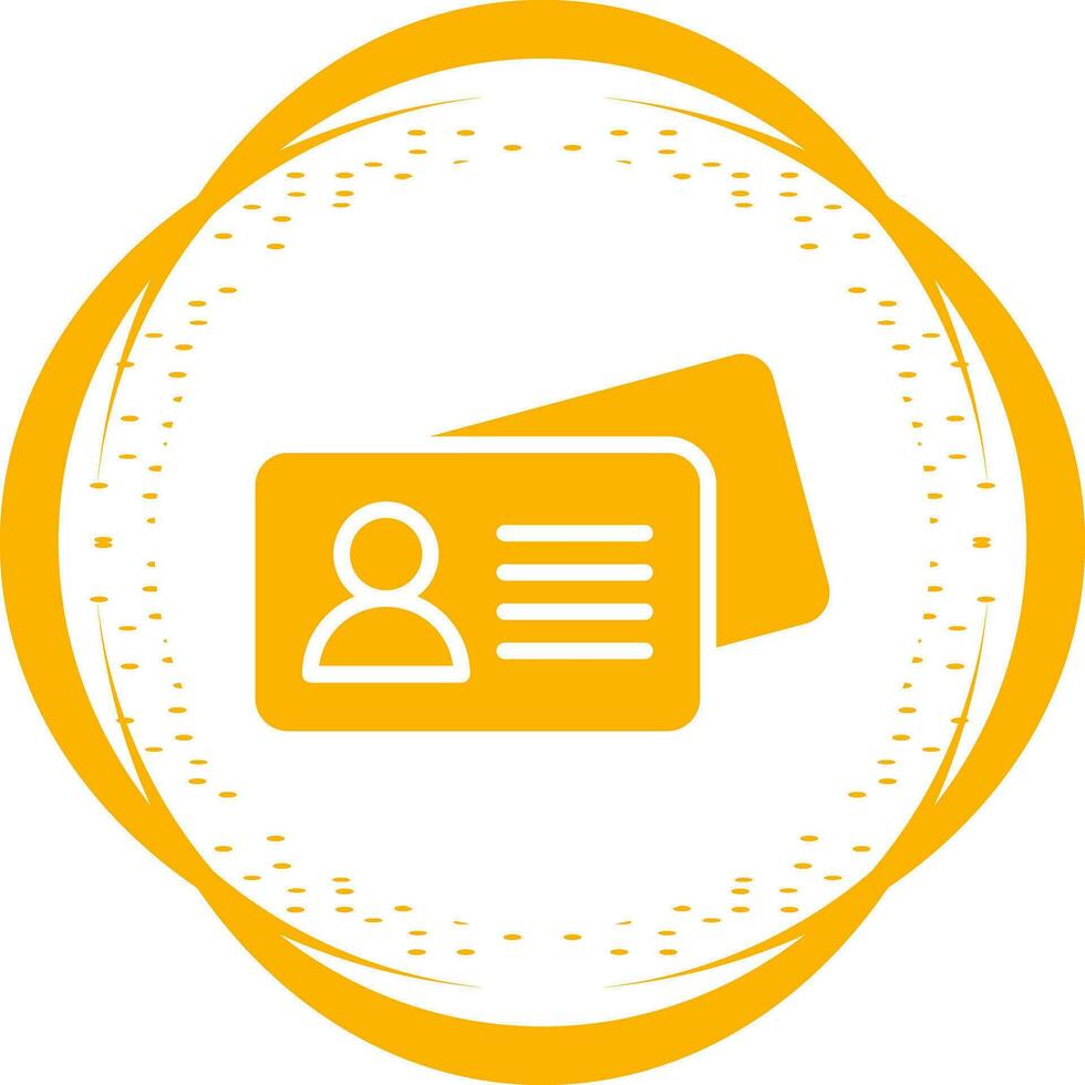 Business Card Vector Icon