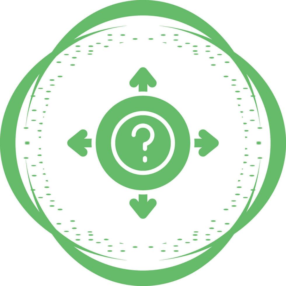 Uncertainty Vector Icon