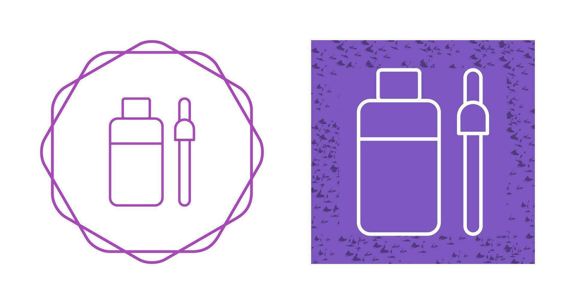 Bottle and Dropper Vector Icon