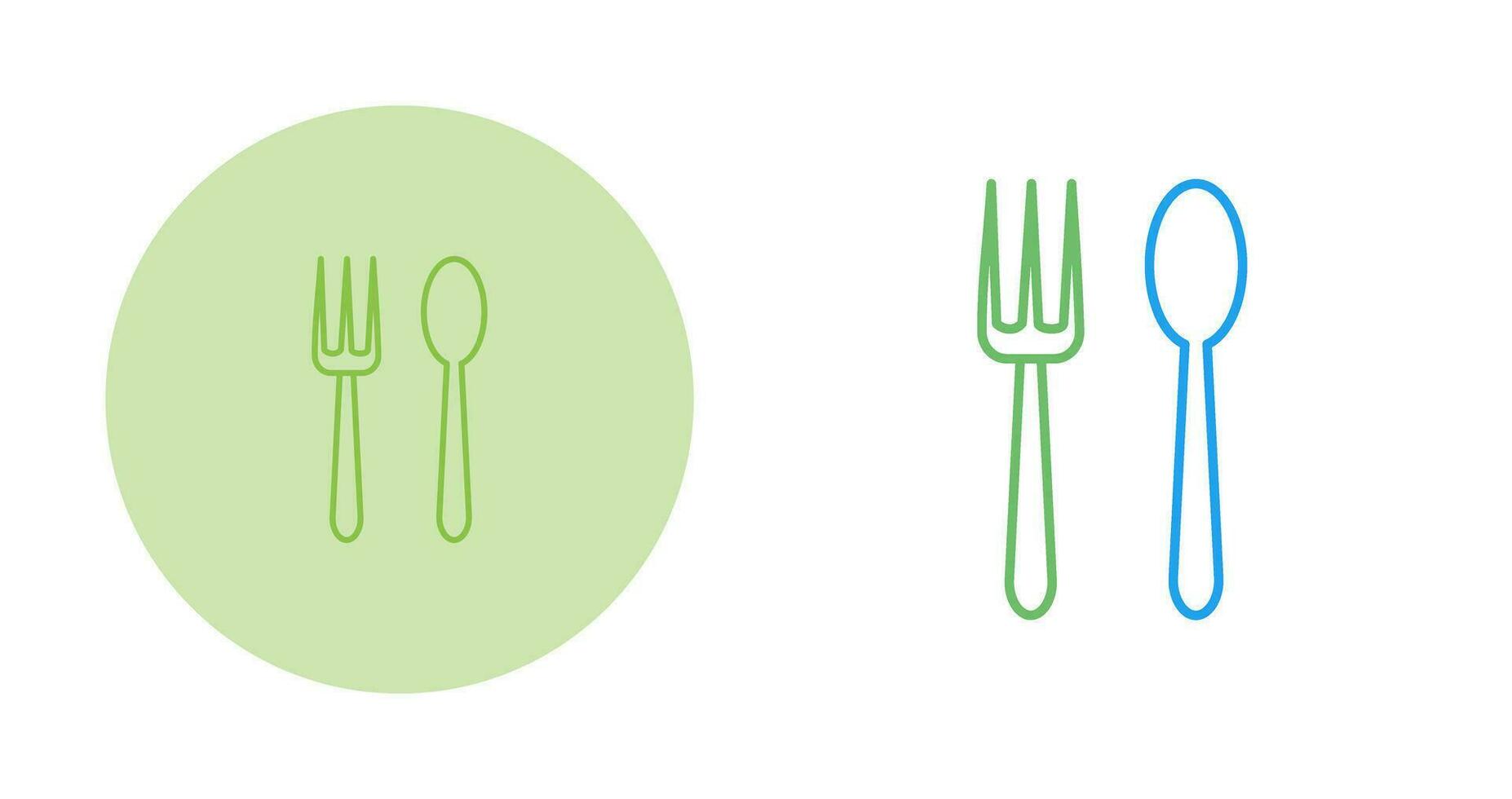 Spoon and Fork Vector Icon