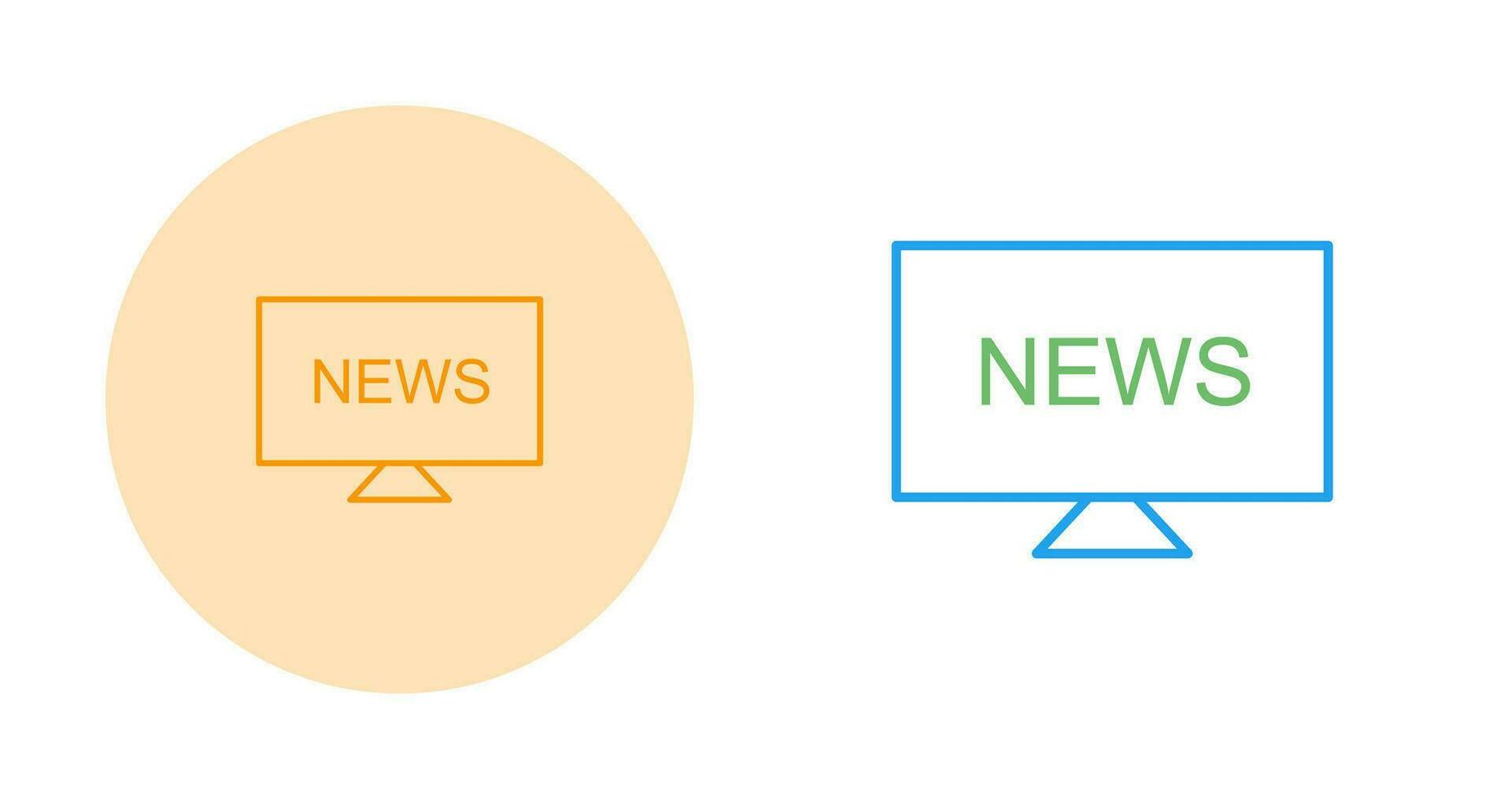 National News Vector Icon