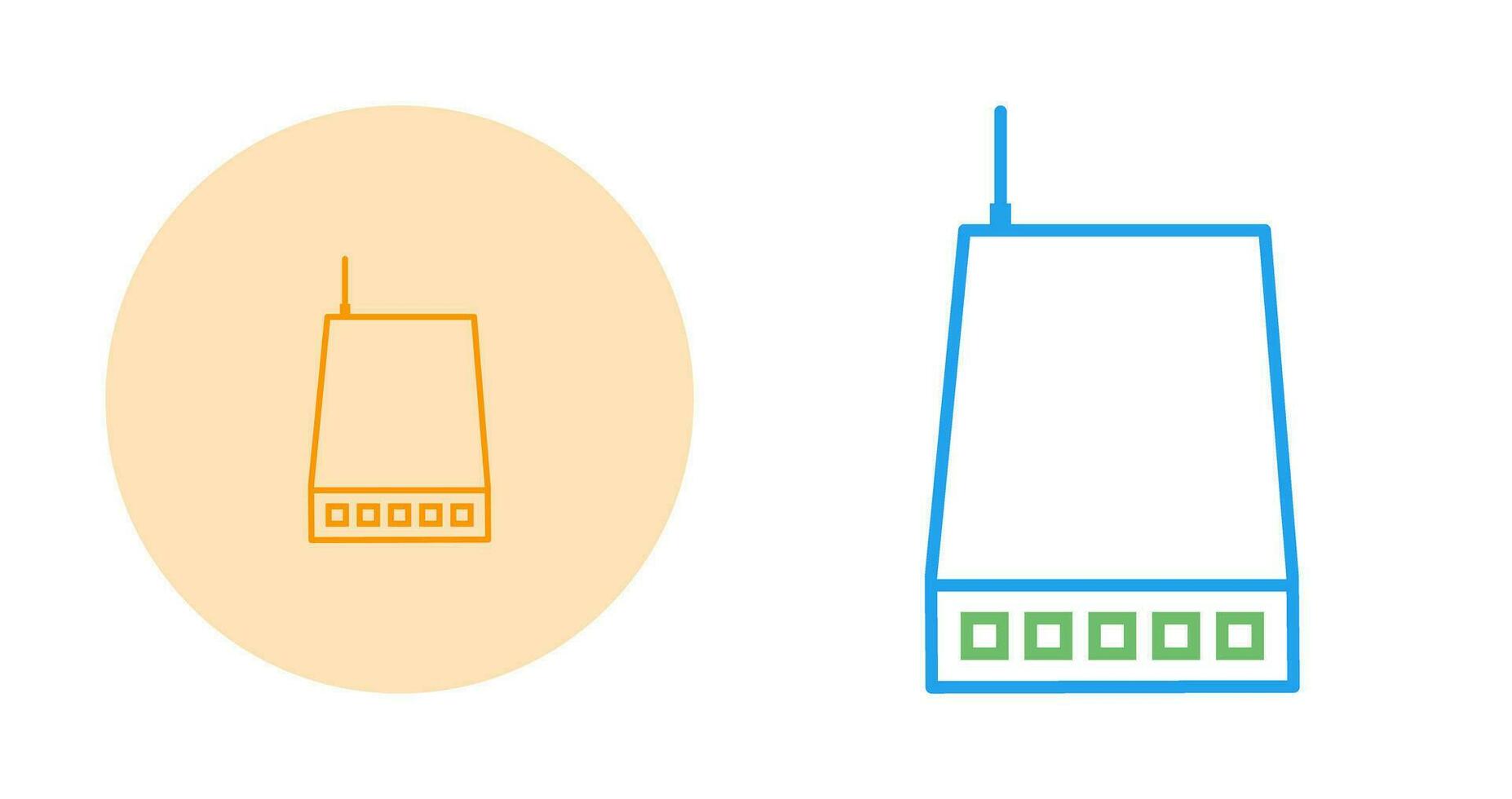 Networking Switch Vector Icon
