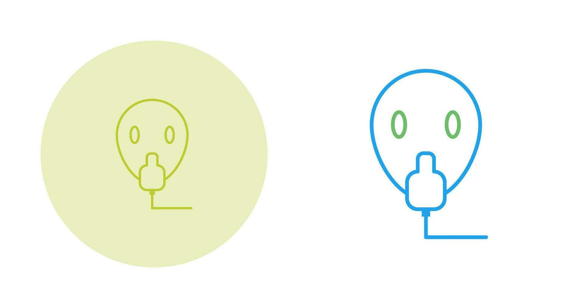 Oxygen Mask Vector Icon
