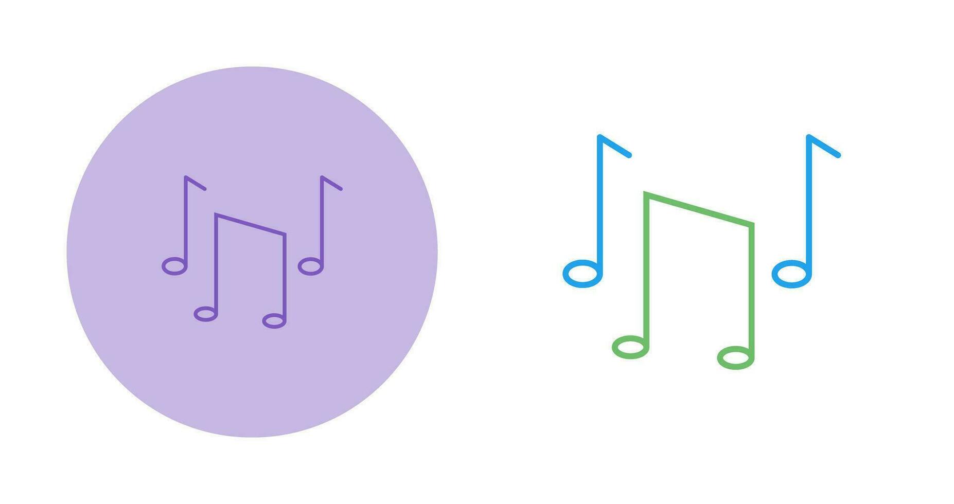 Musical Notes Vector Icon