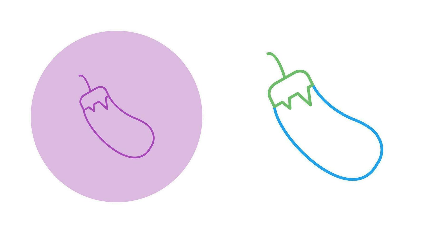 Eggplant Vector Icon
