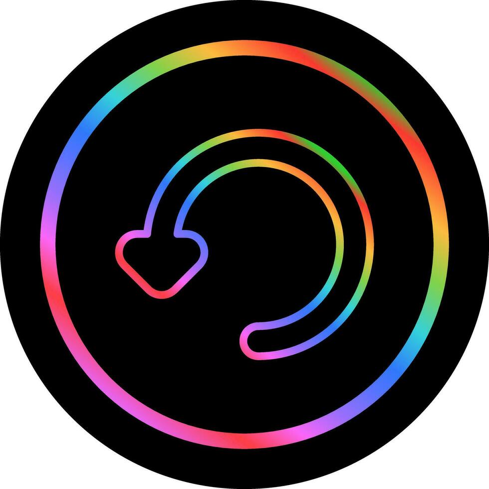 Rotate Left Vector Icon