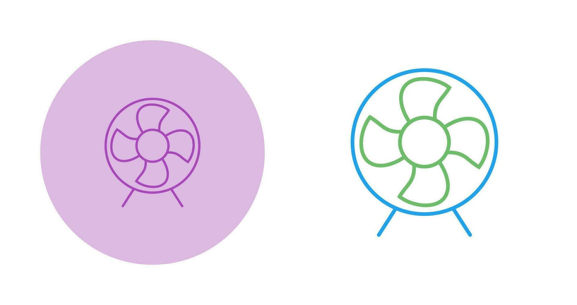 Electric Fan Vector Icon