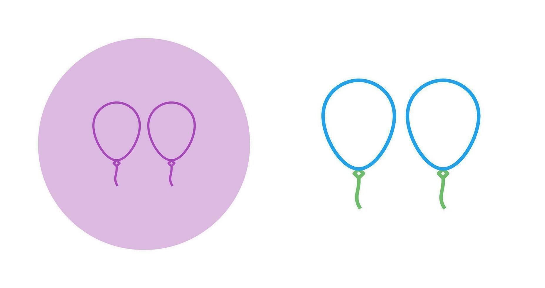Balloons Vector Icon