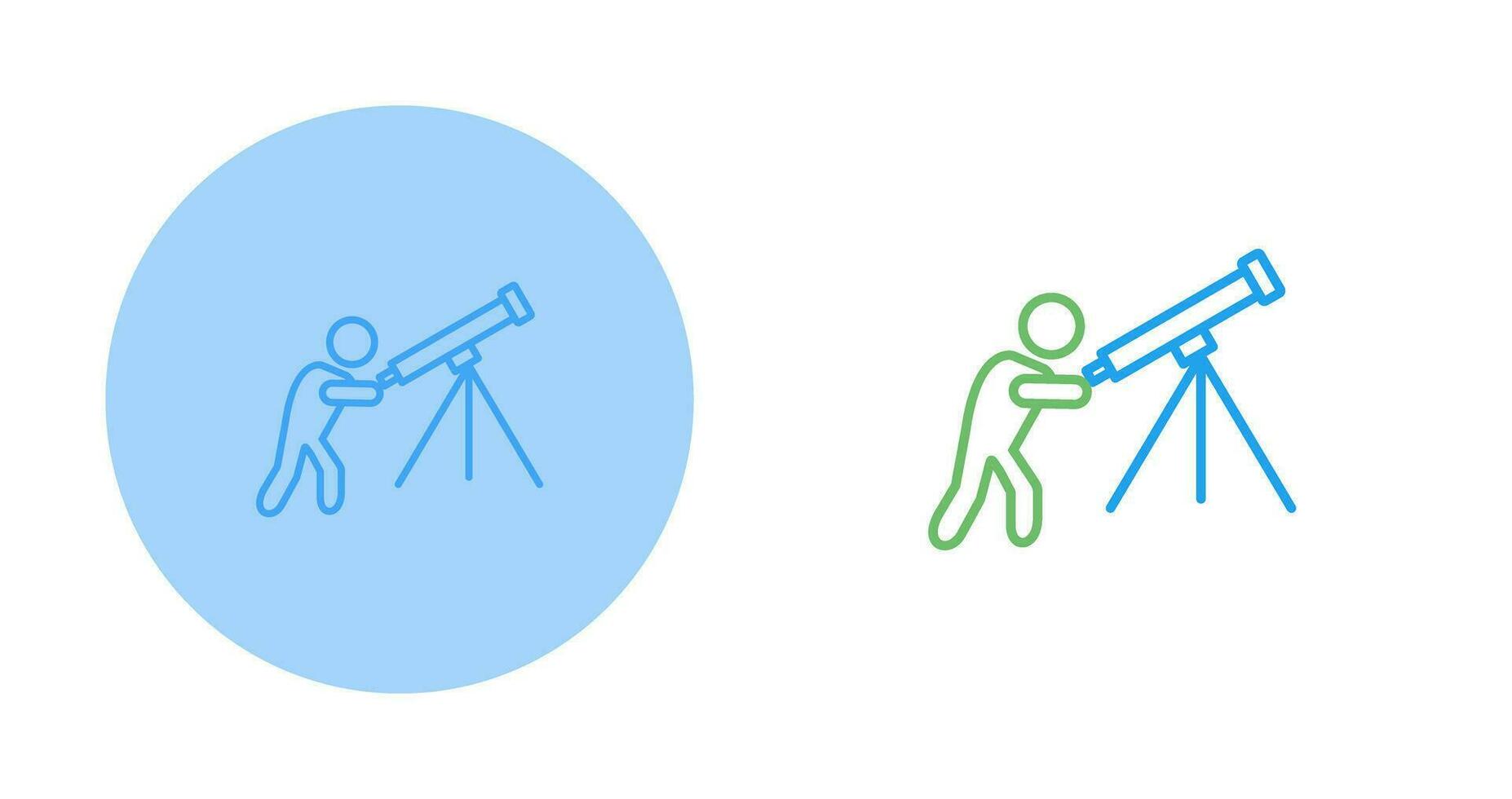 Adjusting Telescope Vector Icon