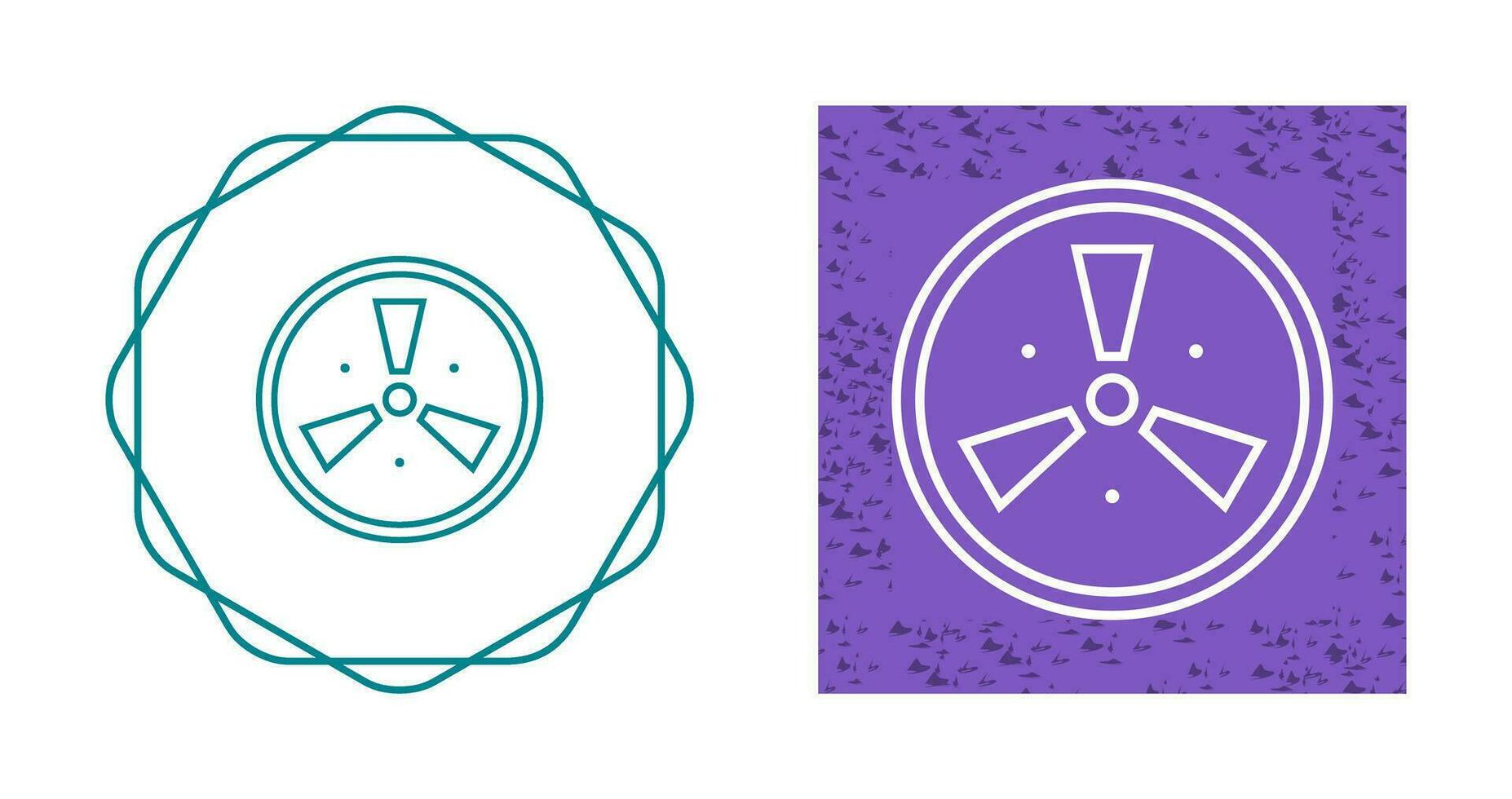 Radiation Vector Icon
