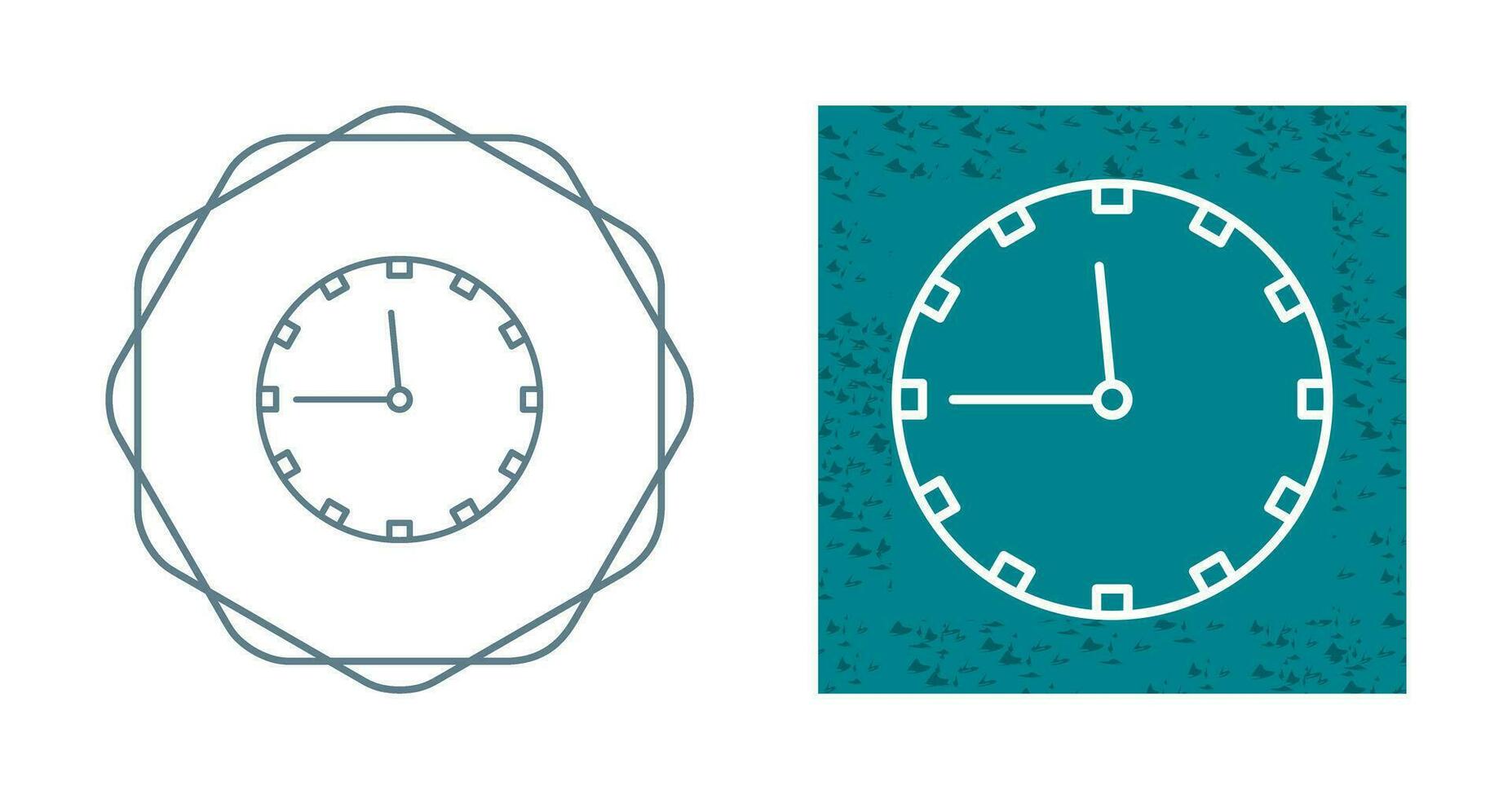 Wall Clock Vector Icon
