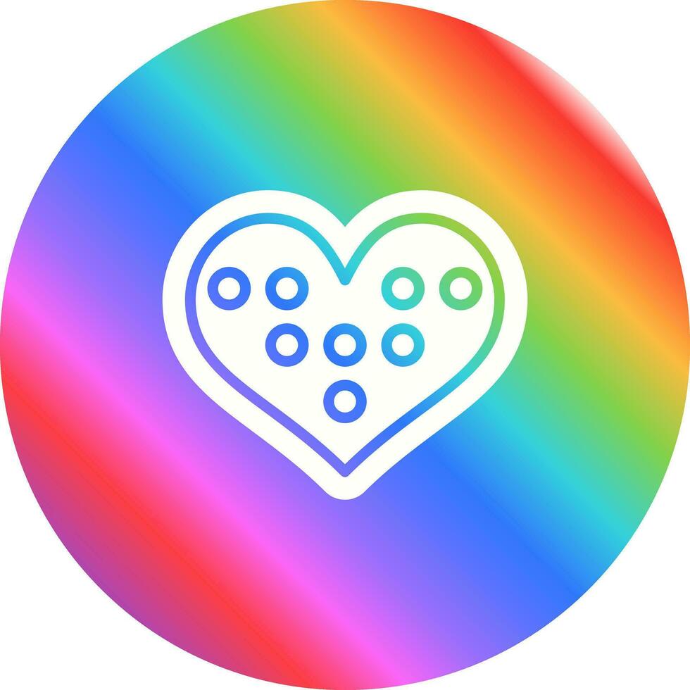 Chocolates in heart Box Vector Icon