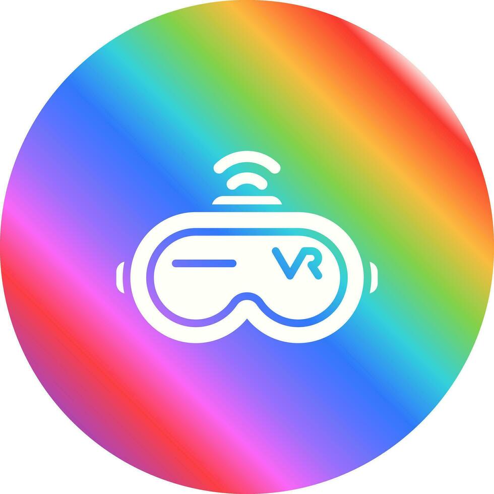 Virtual Reality Headset Vector Icon
