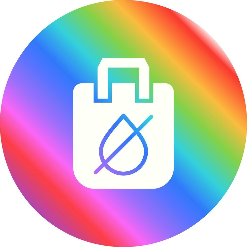 Waterproof bag Vector Icon