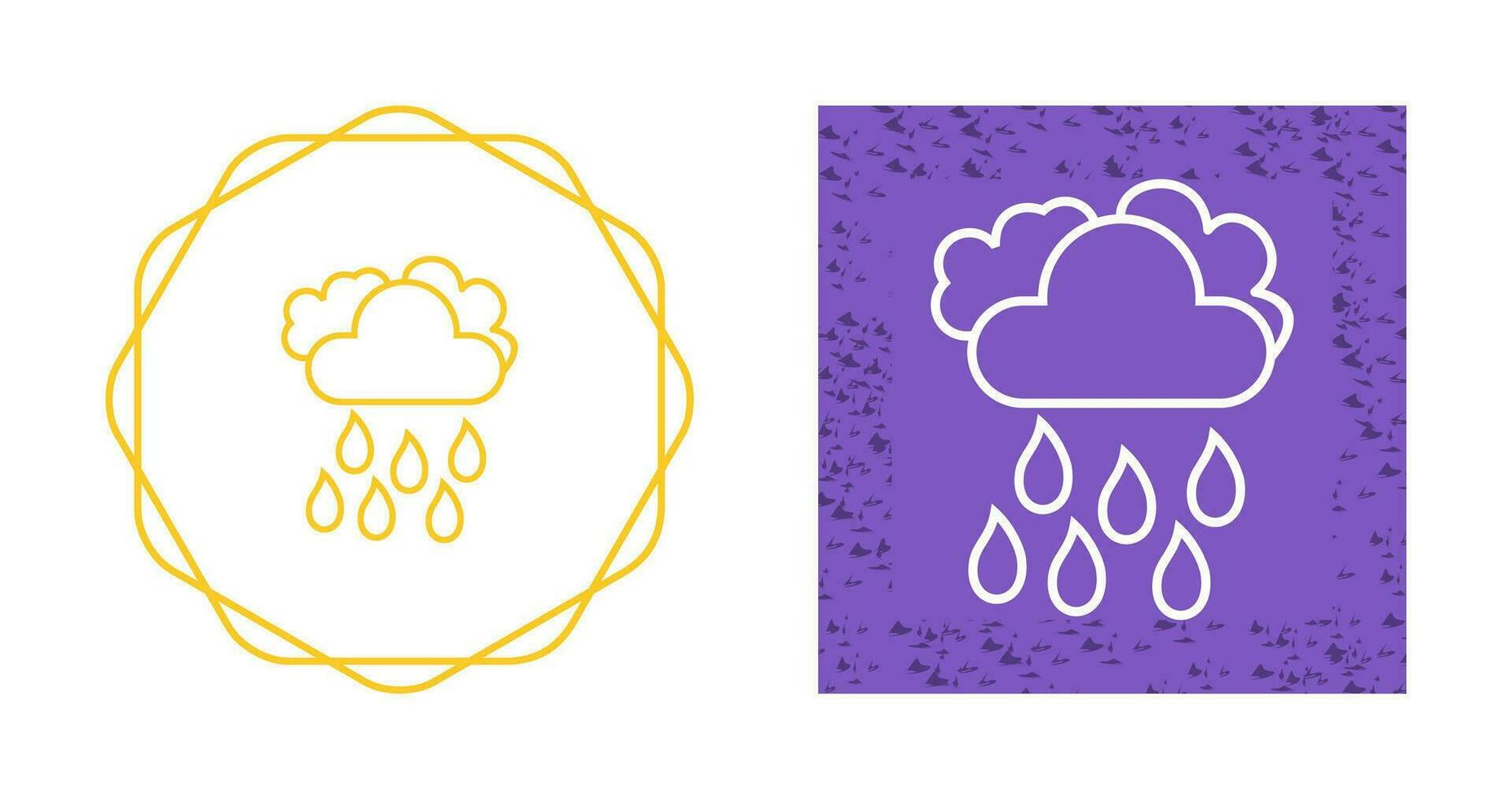 Light Rain Vector Icon