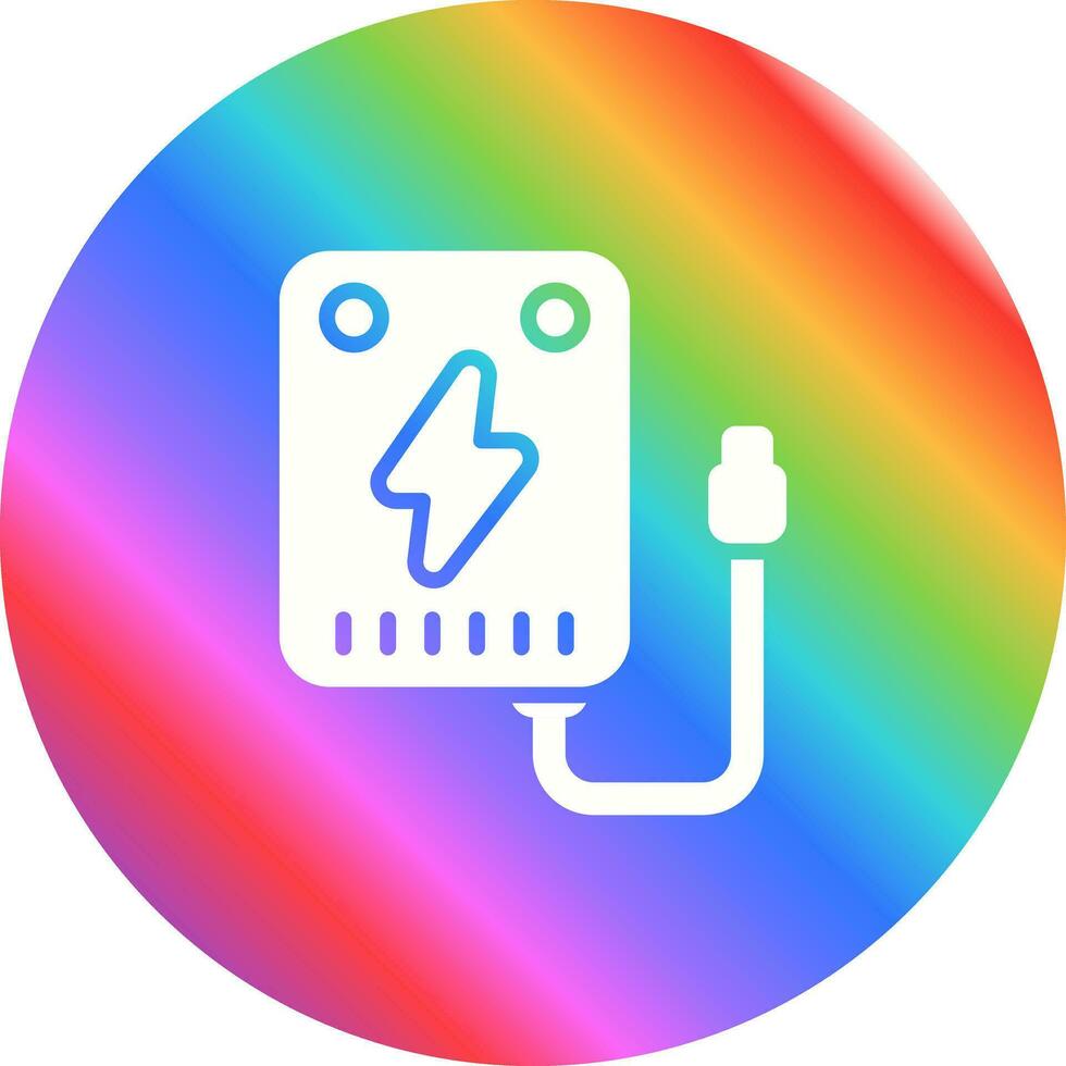 Portable charger Vector Icon