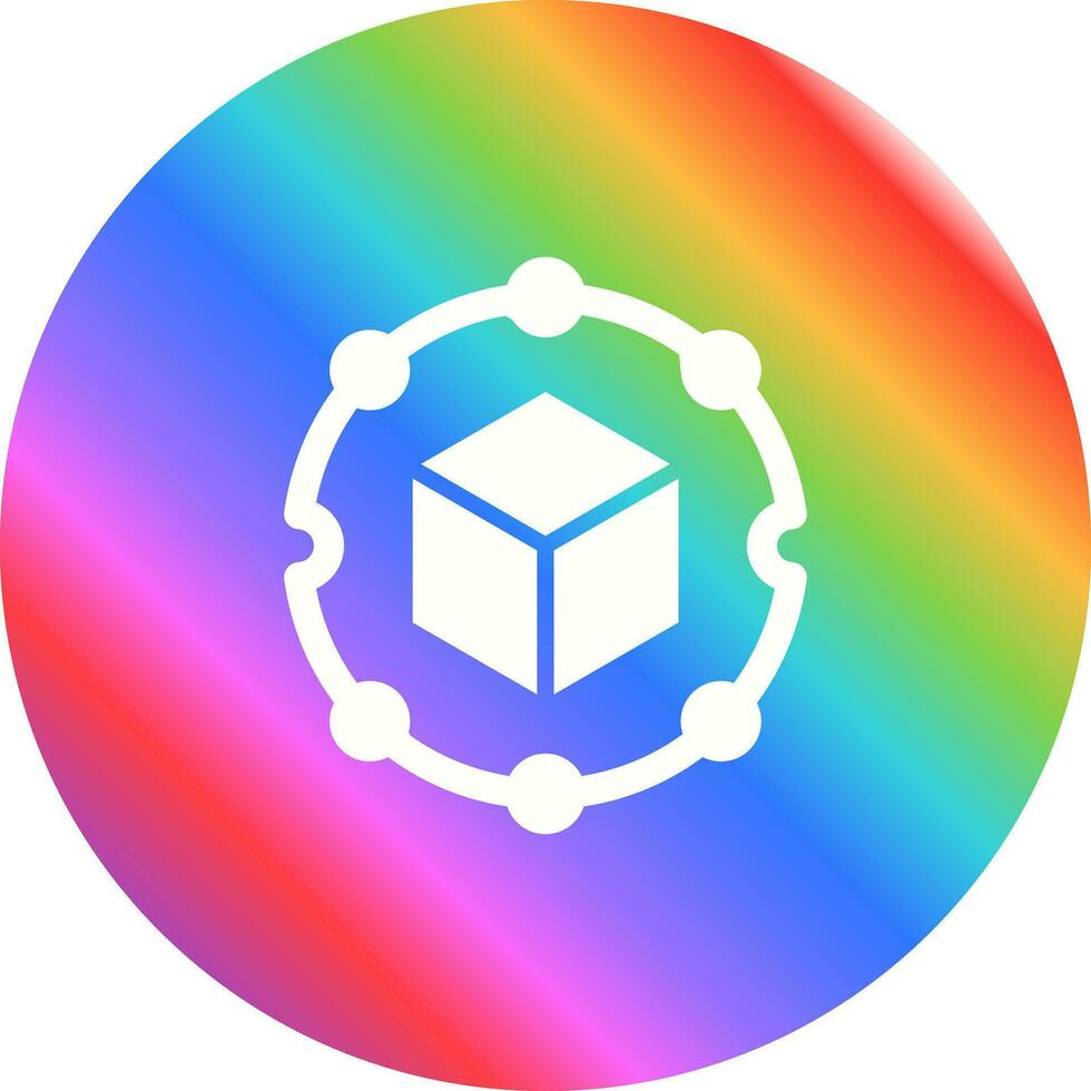 Blockchain Analytics Vector Icon