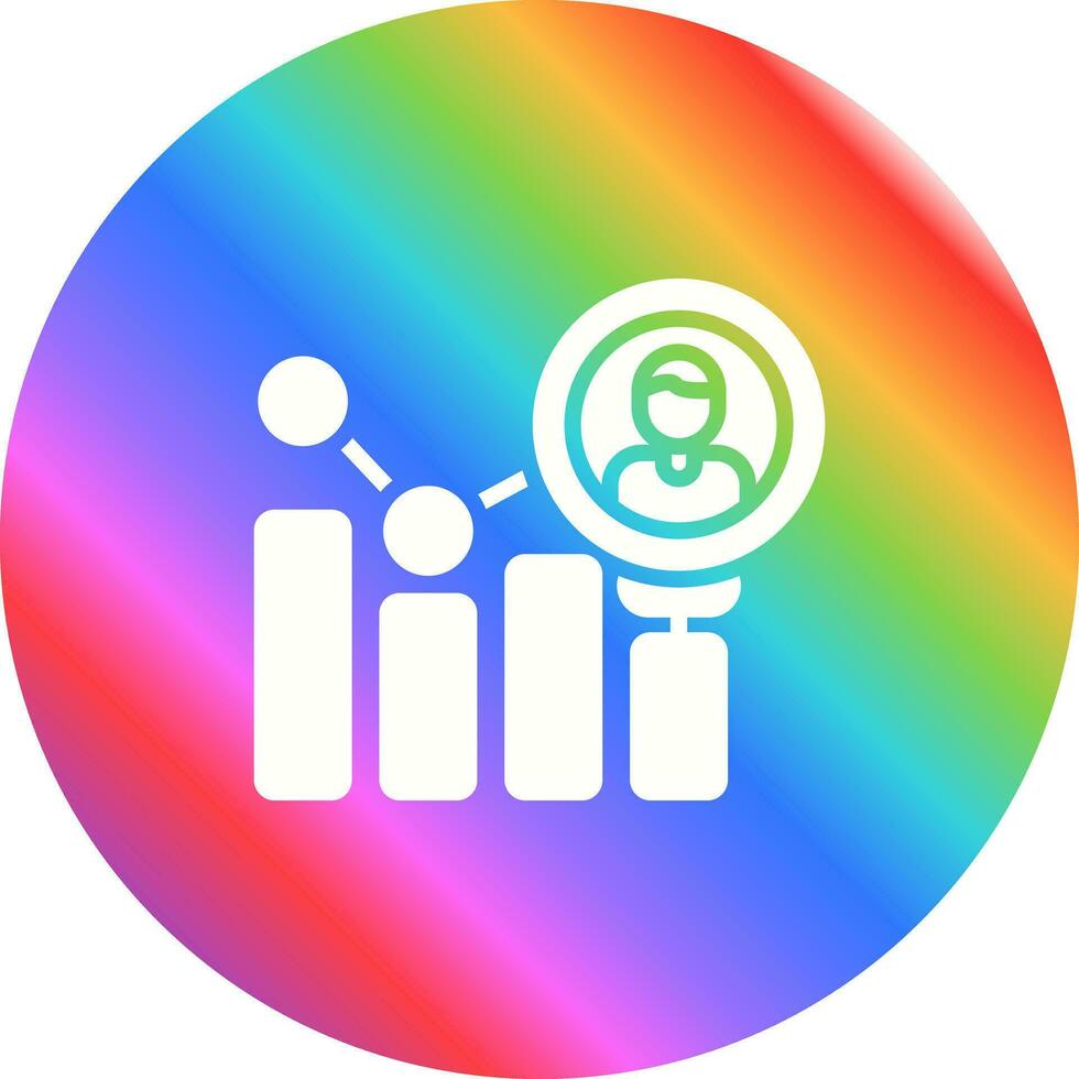 Customer Analytics Vector Icon