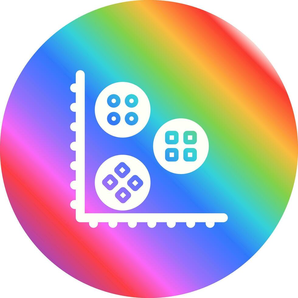Cluster Analysis Vector Icon