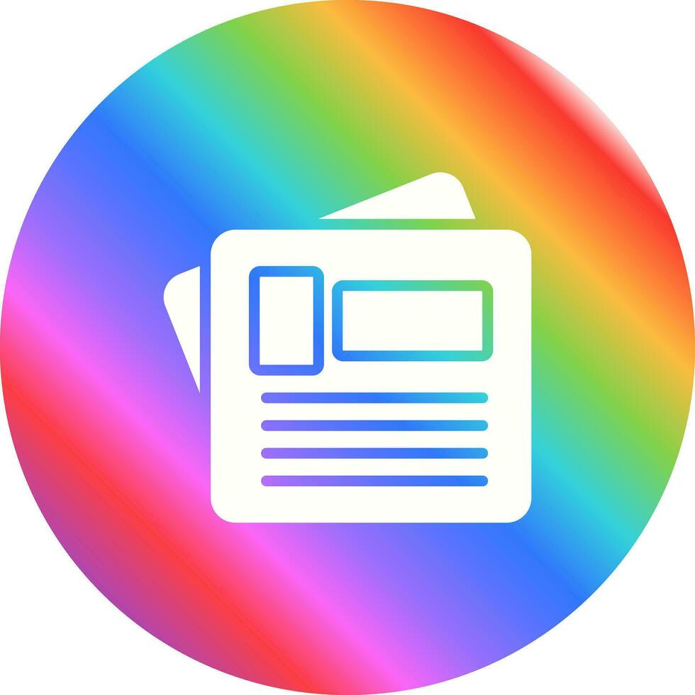 Newspaper Vector Icon