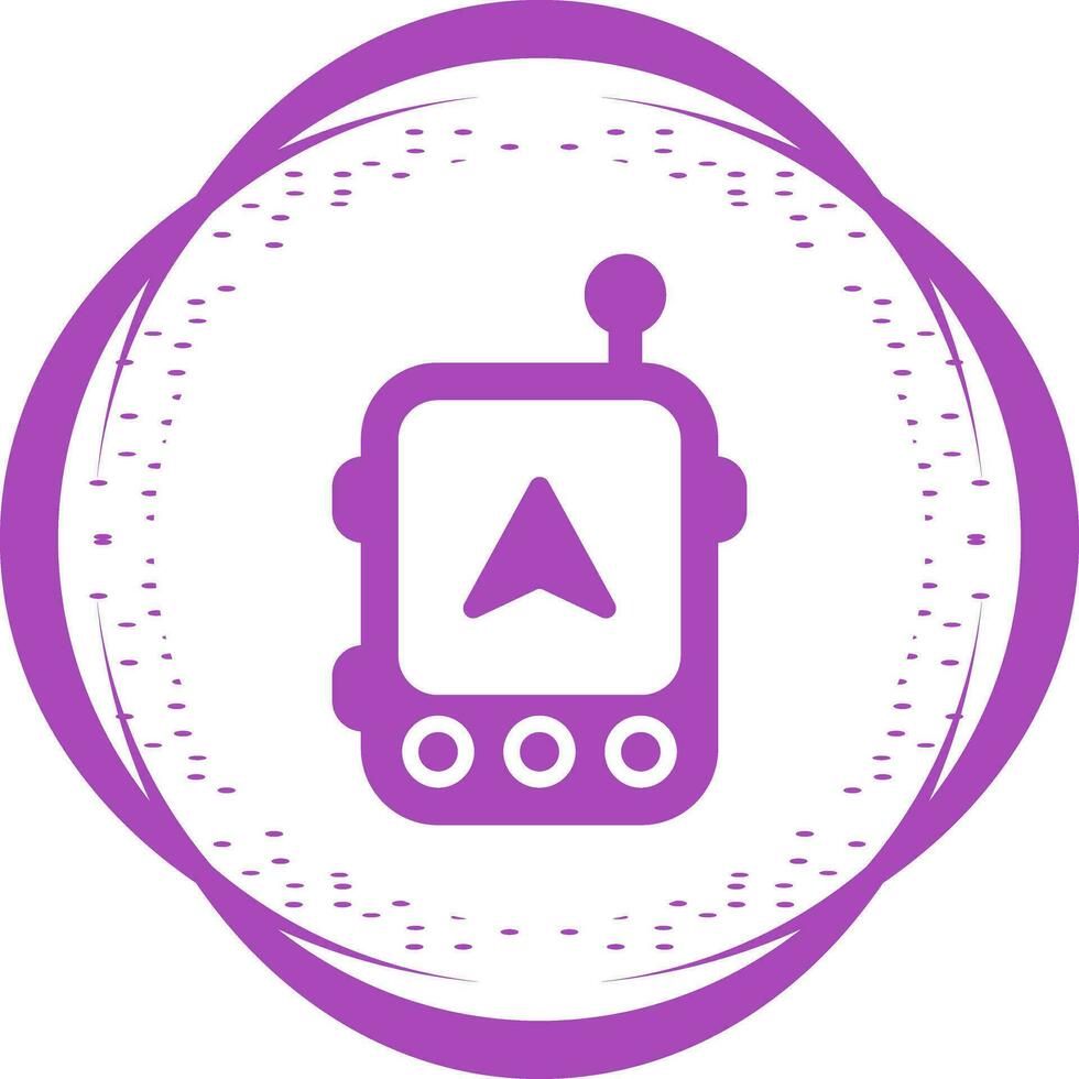 GPS Navigation Device Vector Icon