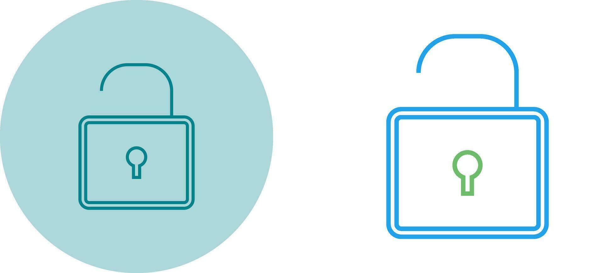 Open Lock Vector Icon Vector Icon