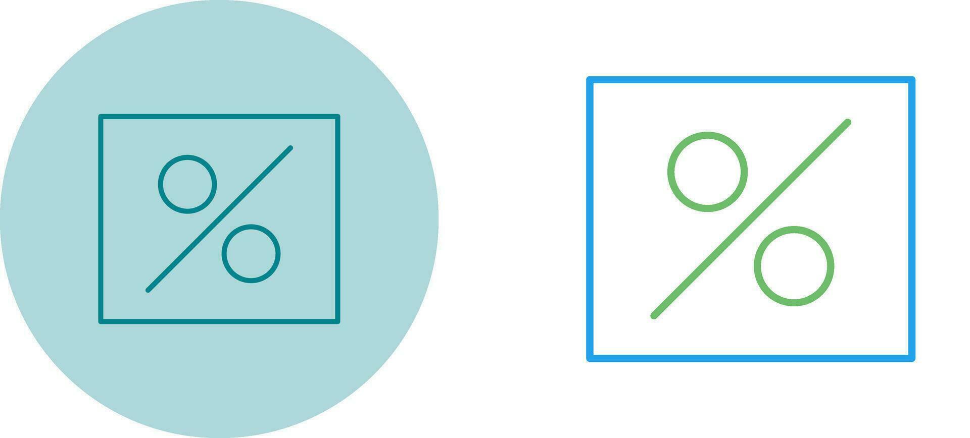 Percentage Vector Icon