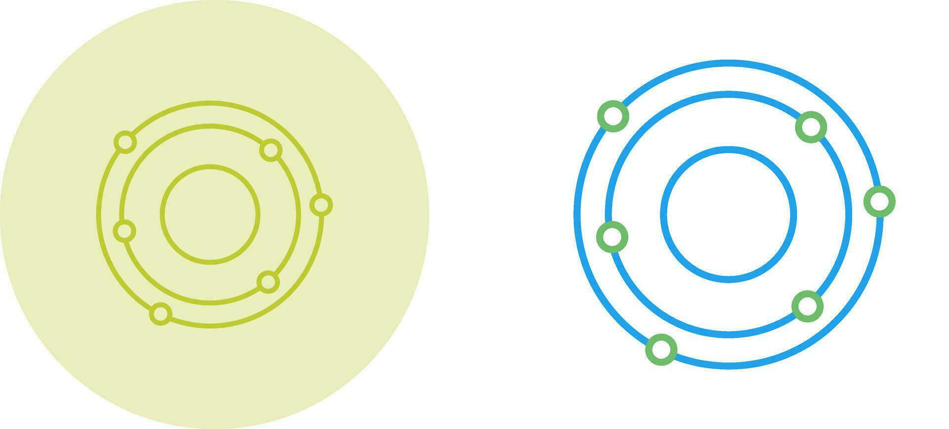 Atomic Structure Vector Icon