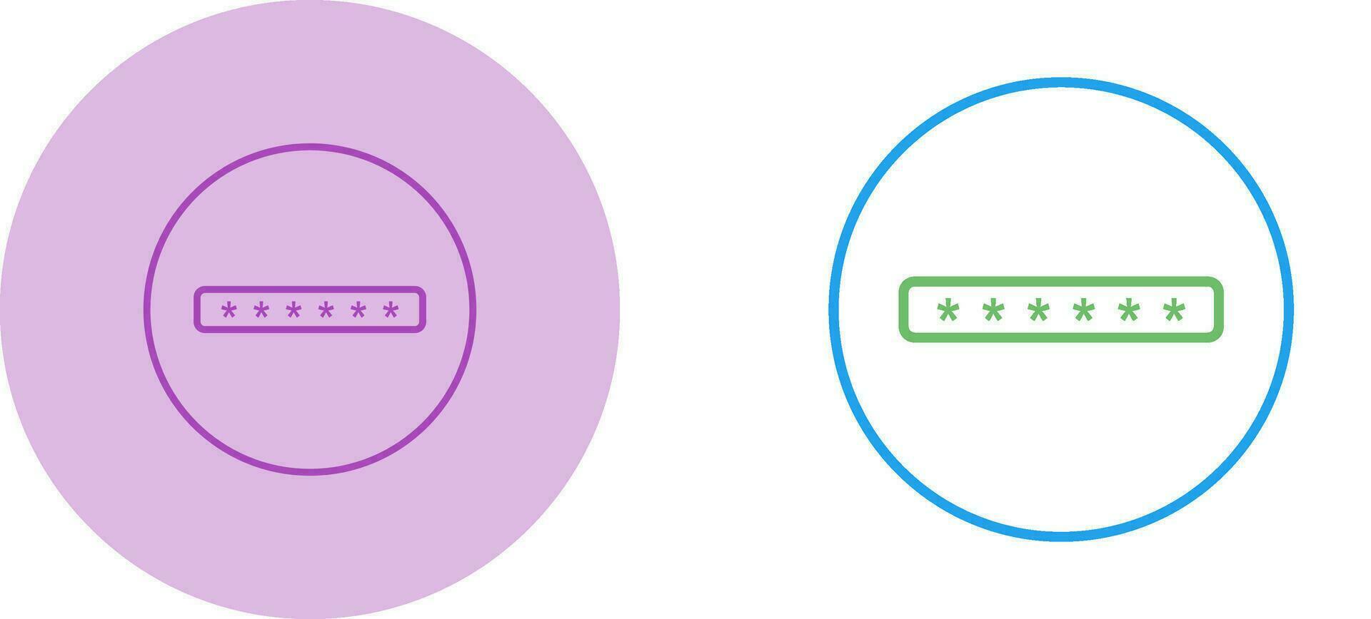 Password field Vector Icon