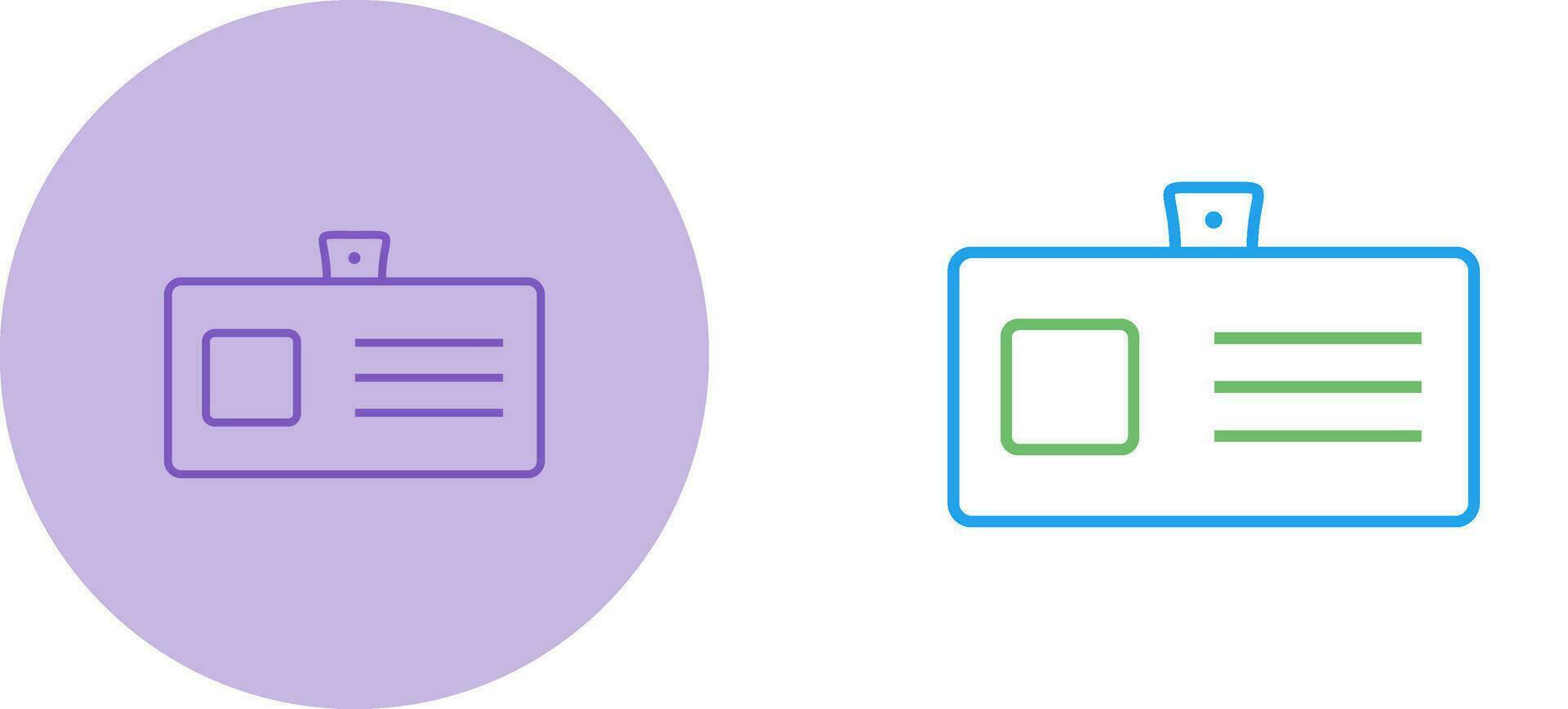 Identity Card Vector Icon