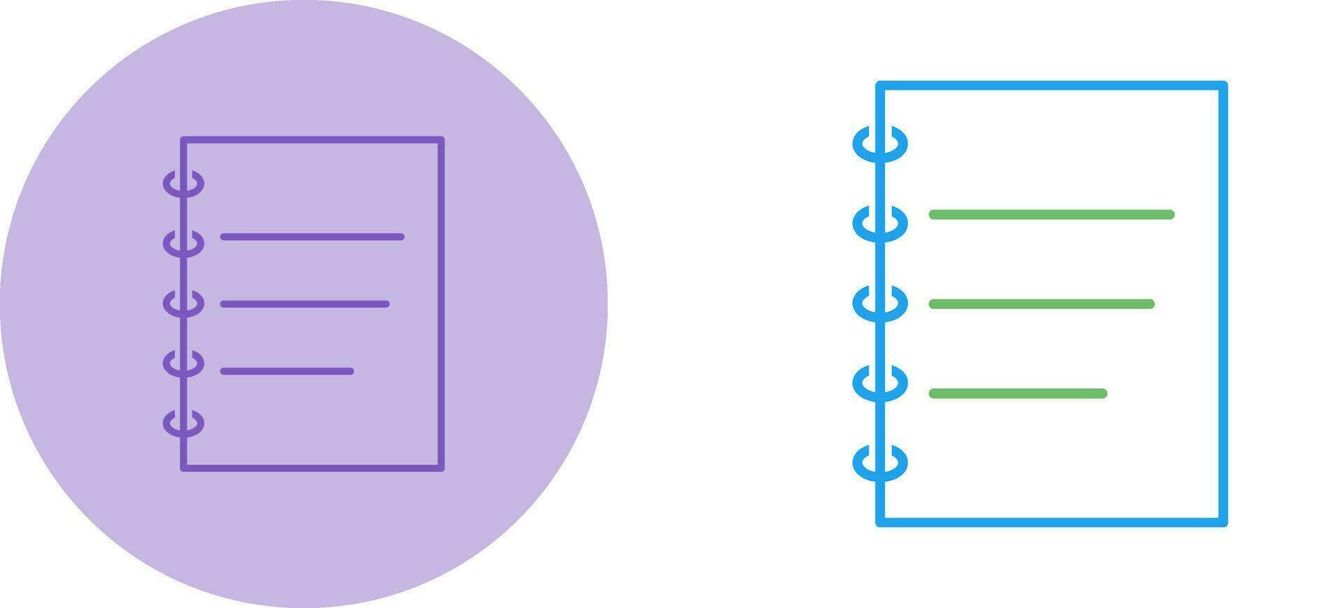 Notepad Vector Icon