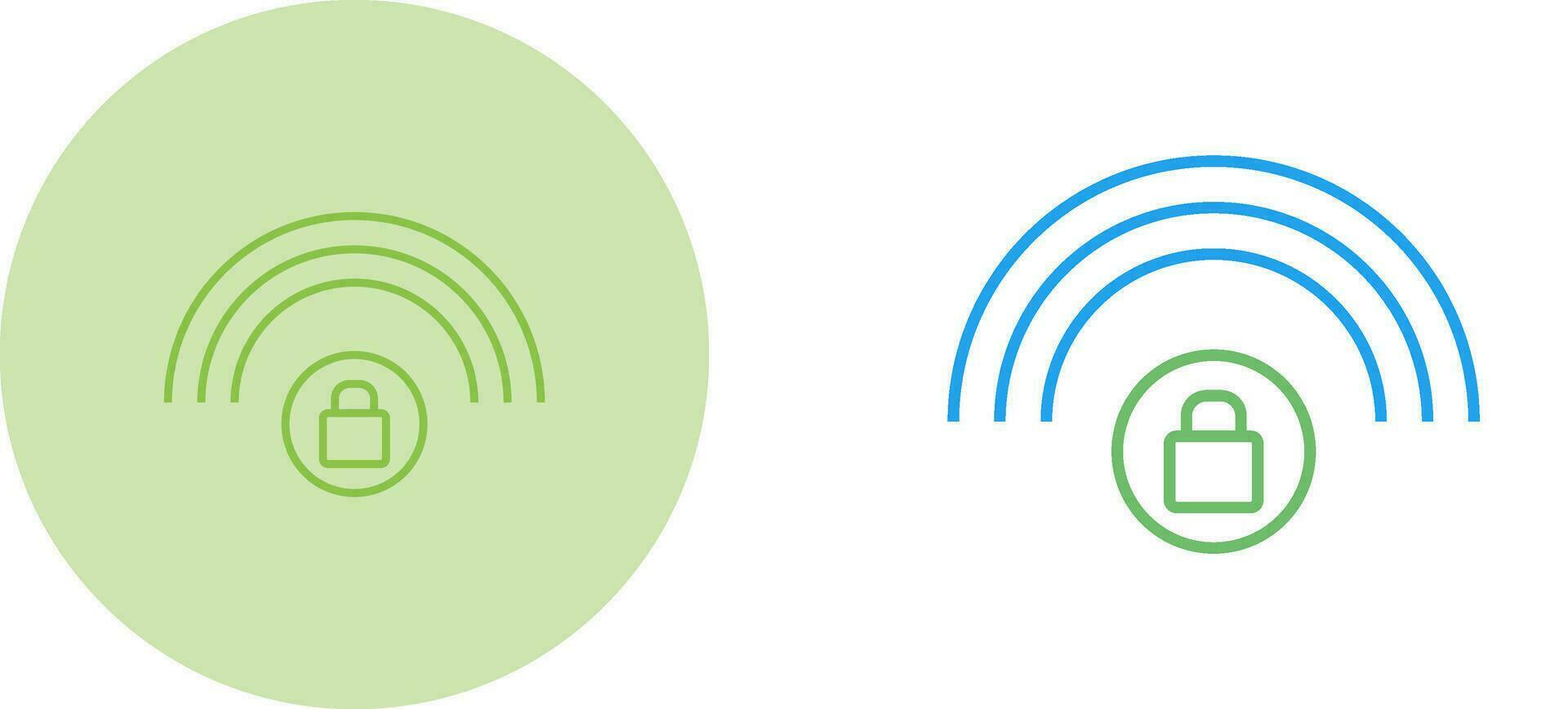 Protected Wifi Vector Icon