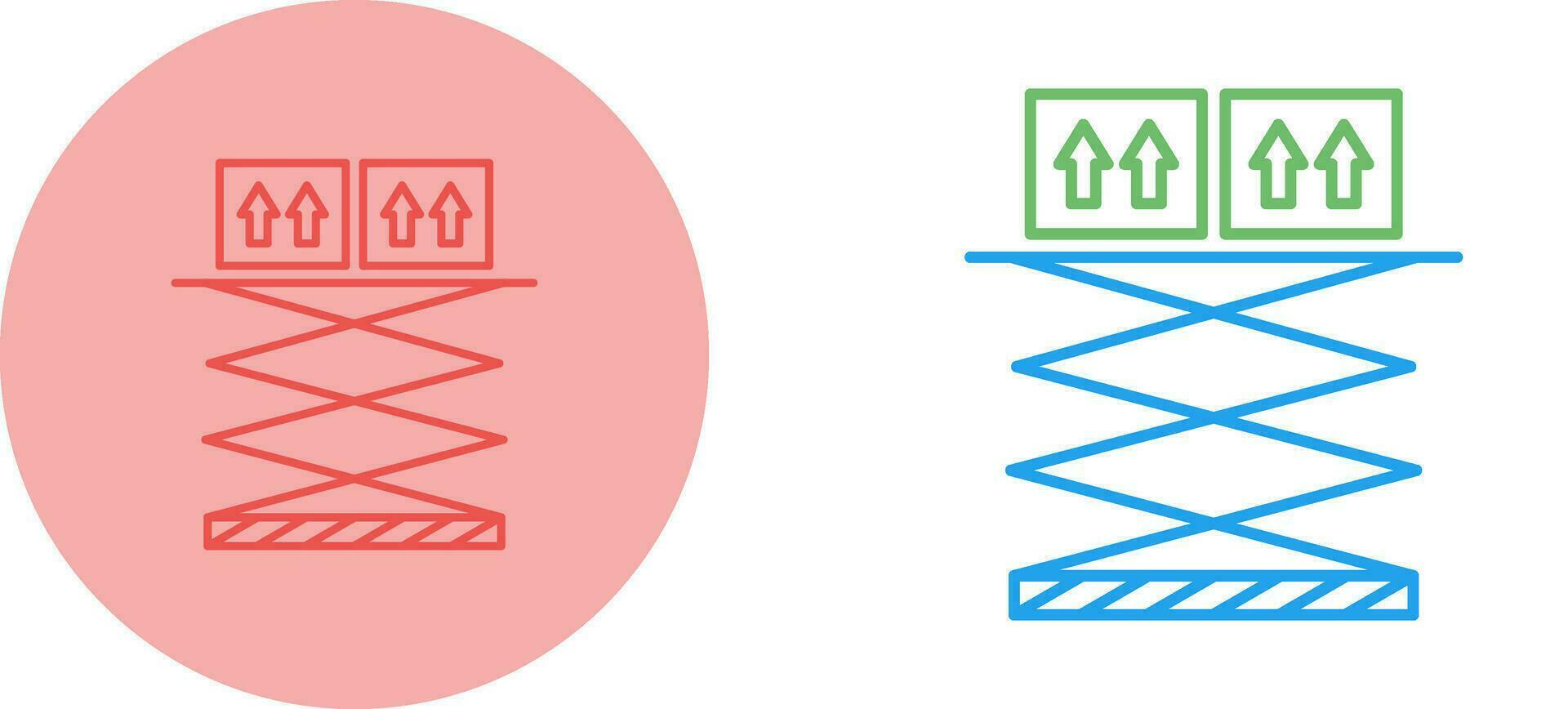 Lift Box Vector Icon