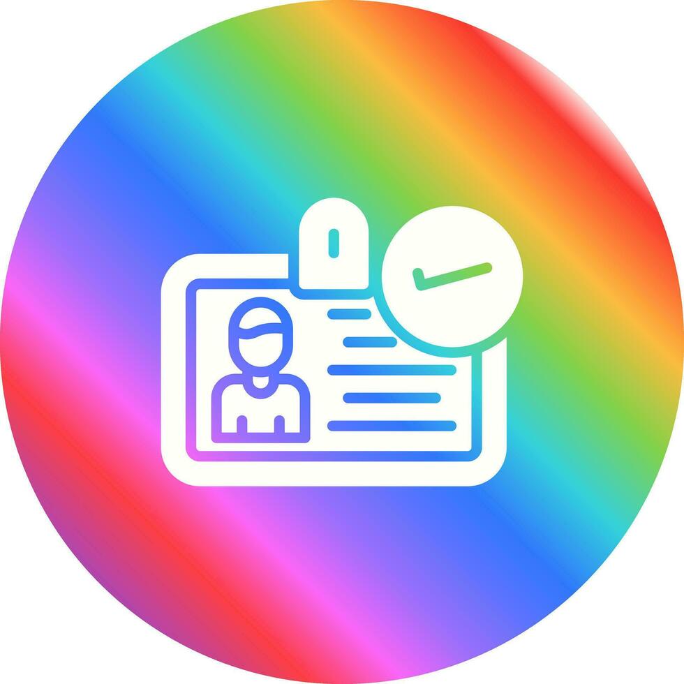 ID Verification Vector Icon