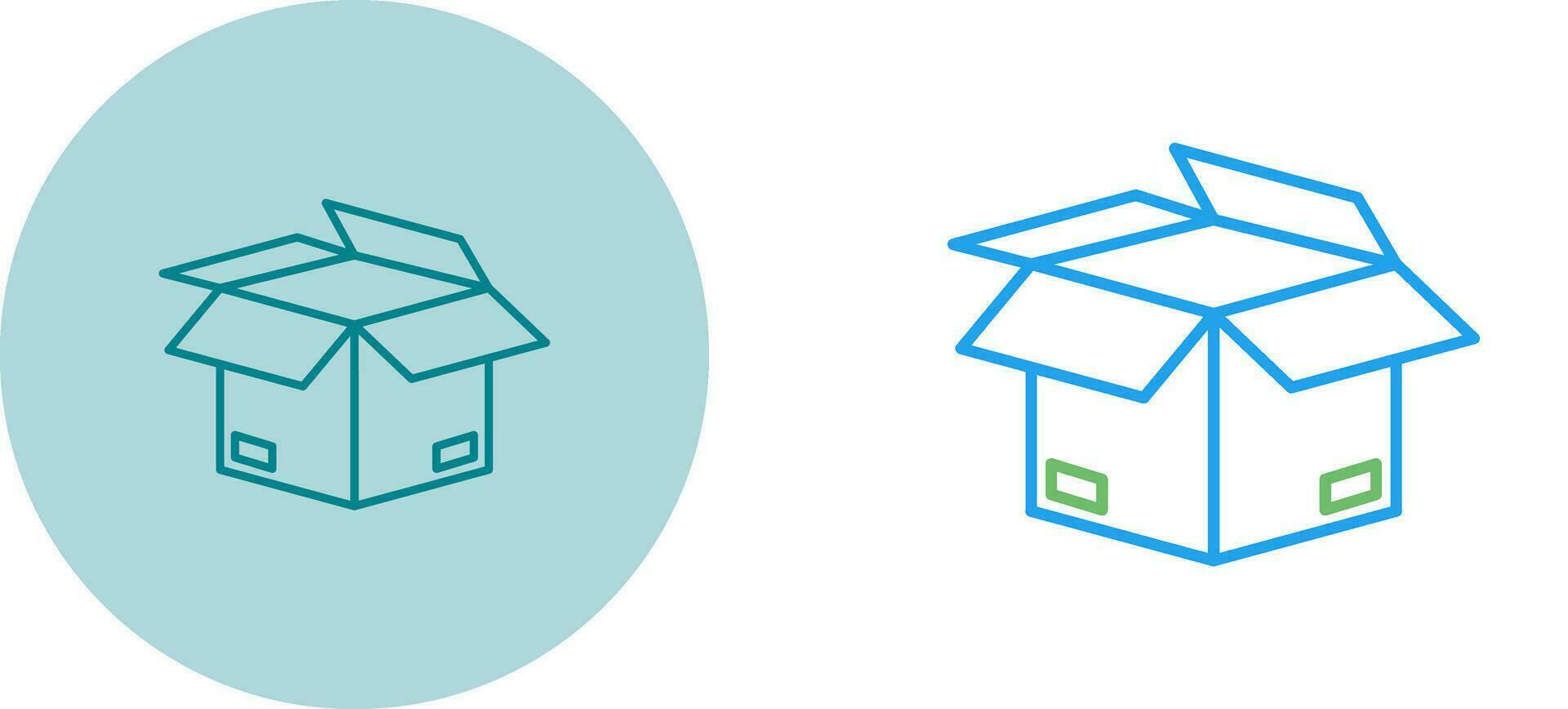 Open Box Vector Icon