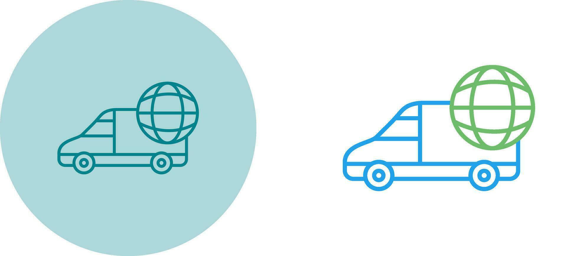 Global Delivery Vector Icon