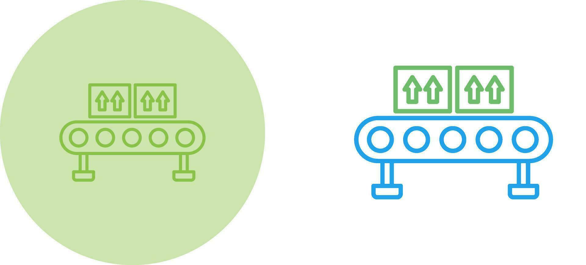 Assembly Line Vector Icon