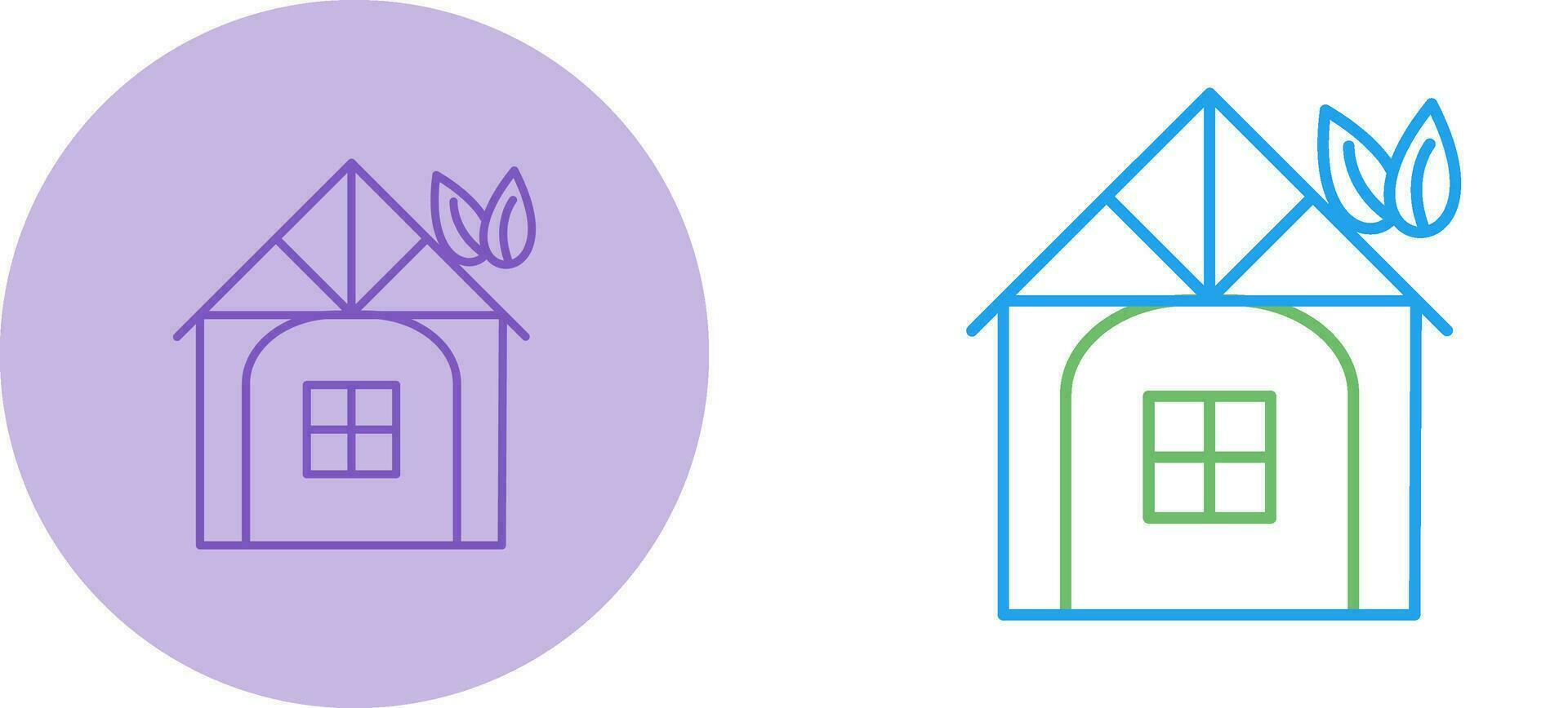 Eco friendly House Vector Icon