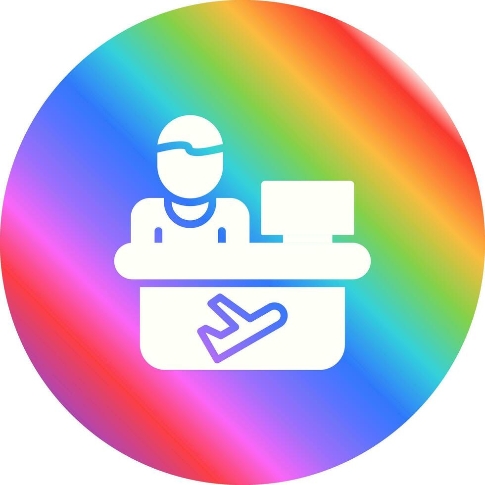 Travel Agent Vector Icon