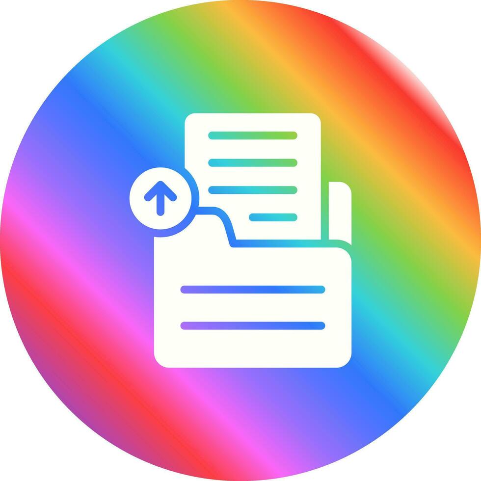 Document Upload Vector Icon