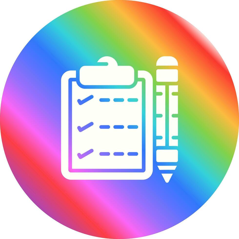 Writing pad Vector Icon