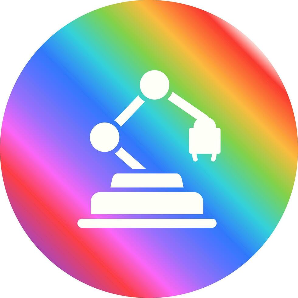 Industrial Robot Vector Icon