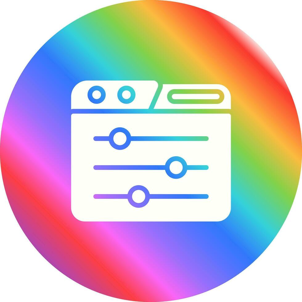 Control Panel Vector Icon