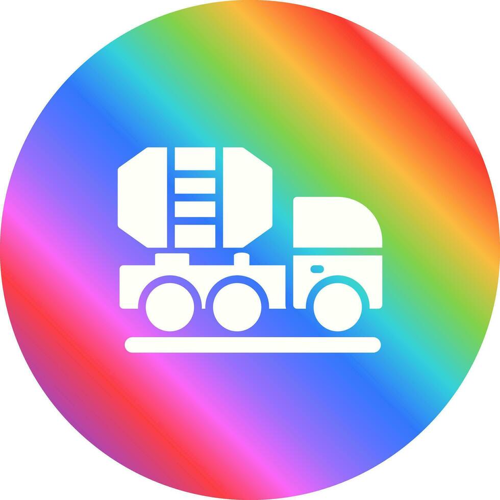 Mixer Truck Vector Icon