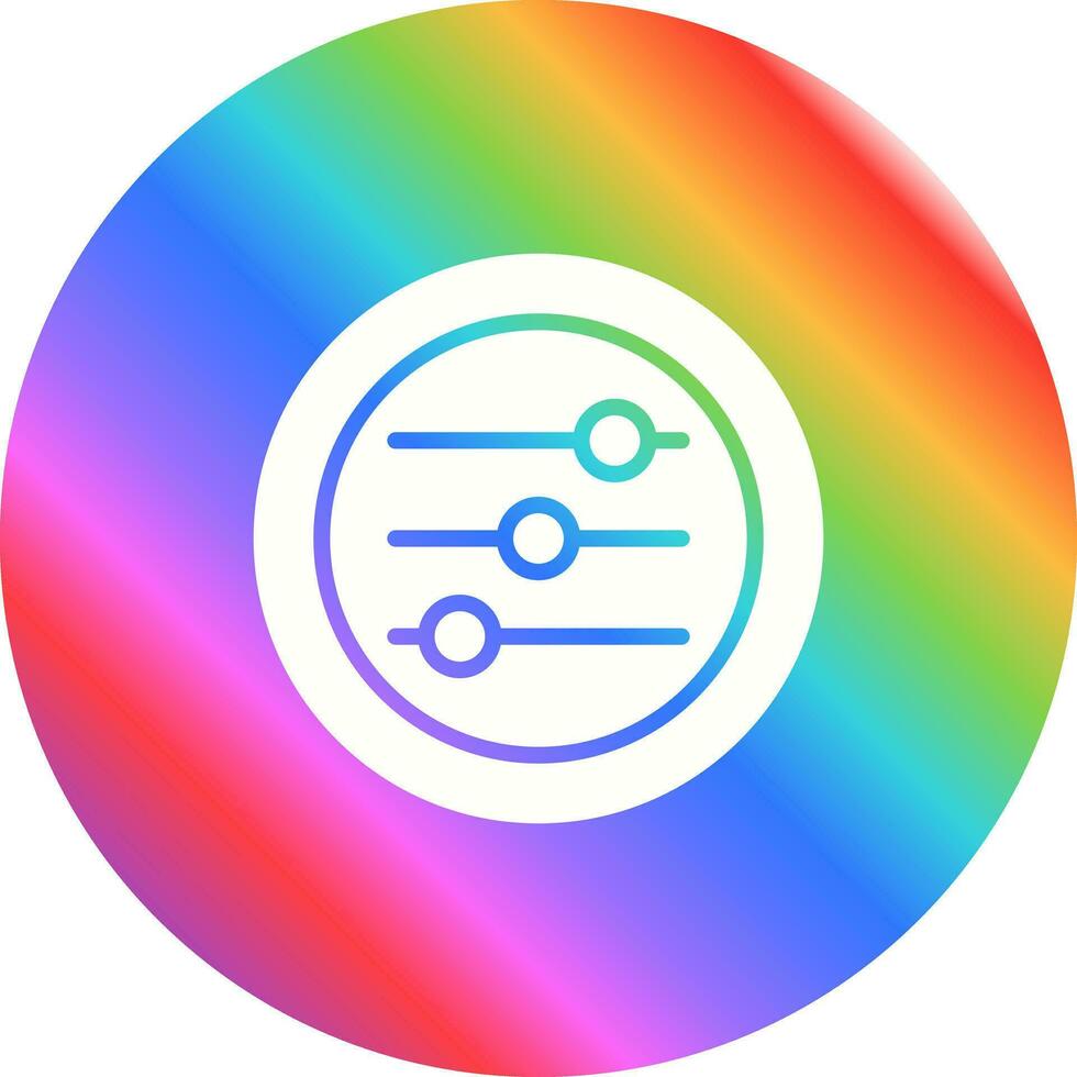 Settings Sliders Vector Icon