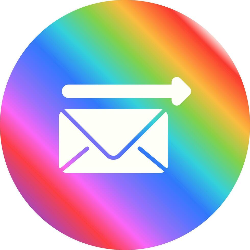 Envelope with arrow Vector Icon